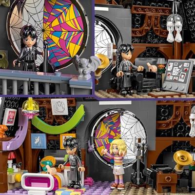 LEGO Woensdag 76781 Woensdag en Enid's slaapkamer - Nevermore Cadeau en 4 minipoppetjes - thumbnail