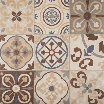Minimaal 10! Designo 60x60x3 cm Mosaic Terra bestrating tegel Gardenlux - Gardenlux
