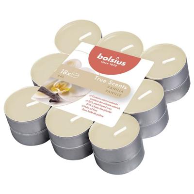 Bolsius Geurtheelicht 4 uur Vanilla - 18 stuks