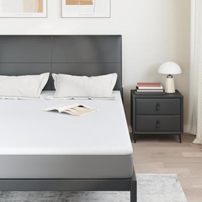 Matraspads Wit 140 x 200 cm 100% polyester jacquard stof Matraspads Wit 140 x 200 cm 100% polyester jacquard stof