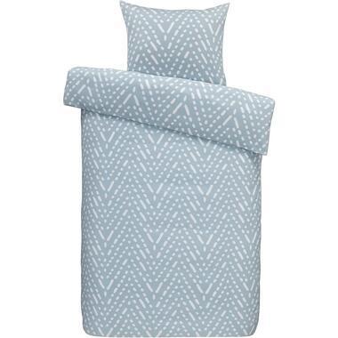 Dekbedovertrek Rowen - blauw - 140x200/220 cm