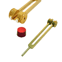 Stemvork 50 Hz voor het Zenuwstelsel Goudkleurig - thumbnail