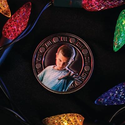 Stranger Things Collectable Coin Eleven & Hopper 4 cm - thumbnail