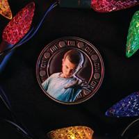 Stranger Things Collectable Coin Eleven & Hopper 4 cm - thumbnail