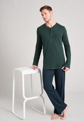 Schiesser Schiesser heren pyjama lang 175640 dark green 54