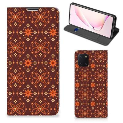 Samsung Galaxy Note 10 Lite | Hoesje met Magneet | Batik Brown