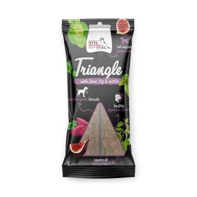 SYTA MICHA Triangle Deer with fig and nettle - traktatie voor hond - 2