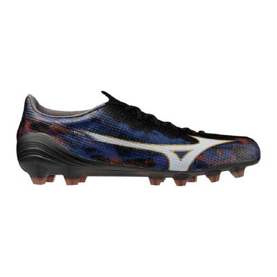 Mizuno Alpha III Japan Gras Voetbalschoenen (FG) Zwart Blauw Rood Goud Mizuno Alpha III Japan Gras Voetbalschoenen (FG) Zwart Blauw Rood Goud