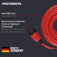 Brennenstuhl Professional Verlengkabel | VQ 2200 | IP44 | 25m | rood | H07BQ-F 3G2,5 - 9162250210 - thumbnail