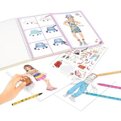 TOPModel kleurboek met kleurpotloden - thumbnail