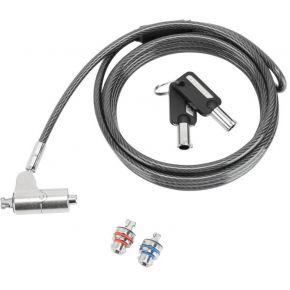 Targus DEFCON 3-in-1 - Beveiligingskabelslot