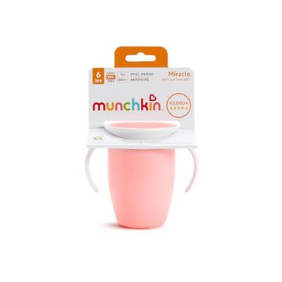 Munchkin Miracle 360° Oefenbeker Roze - thumbnail