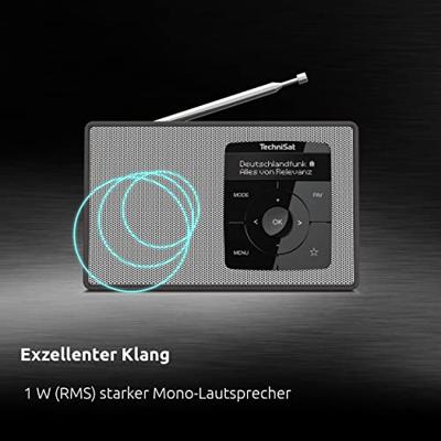 TechniSat DIGITRADIO 2 Radio DAB+, VHF (FM) DAB+, FM, Bluetooth Wekfunctie Zwart/wit TechniSat DIGITRADIO 2 Radio DAB+, VHF (FM) DAB+, FM, Bluetooth Wekfunctie Zwart/wit