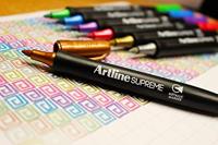 Marker Artline 790 Supreme metal goud - thumbnail