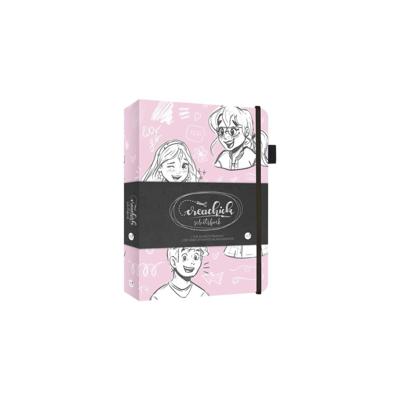 Schetsboek creachick pink