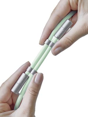 Intenso USB-C-kabel USB 2.0 USB-C stekker, USB-C stekker 1.65 m Green Telefoonkoord 7991007