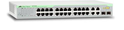 Allied Telesis AT-FS750/28-30 gemanaged Fast Ethernet (10/100) 1U grijs netwerkswitch - netwerkswitches (gemanaged, Fast Ethernet (10/100), rack inbouw, 1U)