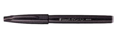 Pentel brushpen Sign Pen Brush Touch, zwart