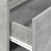 Kasten met 2 lades 2 st 60x31x40 cm bewerkt hout betongrijs - thumbnail