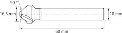 PFERD TOOLS KES HSS DIN 335 C90° 16,5 25202113 Kegelverzinkboor 16.5 mm HSS 1 stuk(s) PFERD TOOLS KES HSS DIN 335 C90° 16,5 25202113 Kegelverzinkboor 16.5 mm HSS 1 stuk(s)
