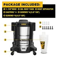 DeWALT DXVCS003 Voorafscheider RVS 34L - thumbnail