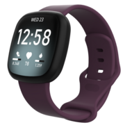 Fitbit Versa 3 & 4 / Sense 1 & 2 Sportbandje - Paars - Maat: S/M - thumbnail