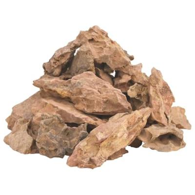 VidaXL Lavasteen 10 kg 1-10 cm bruin