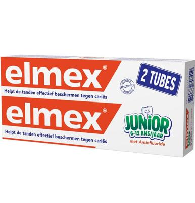 Elmex Anti-Cariës Junior Tandpasta 6-12 jaar 2x75ml
