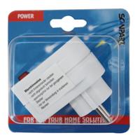 Scanpart 2480500025 E563 Stekker en Ra Schakelaar Wit - thumbnail