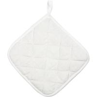 Creativ Company Pannenlappen, afm 20x20 cm, 145 gr, wit, 1 paar - thumbnail