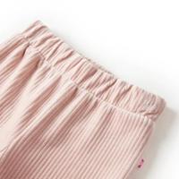 Kinderbroek 92 ribfluweel Lichtroze - thumbnail