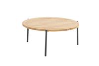 Yoga Coffee Tafel Natural Teak Antracite dia. 90 cm 4SO - 4so - thumbnail