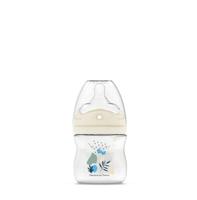 Babyfles tegen koliek - DODIE - 150 ml - Biomimicry speen met meerdere perforaties - 0+ maanden - Flow 1 - Blauw - thumbnail