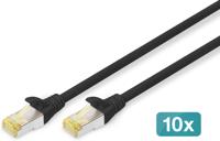 Digitus DN-10-SET-2-B 10inch-patchkast 9 HE Zwart (RAL 9005), Zwart - thumbnail