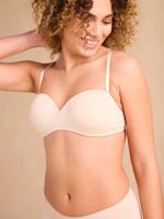 ENVIE DE FRAISE multi-position zwangerschapsbeha met meegeleverde transparante bandjes gemêleerd beige - thumbnail