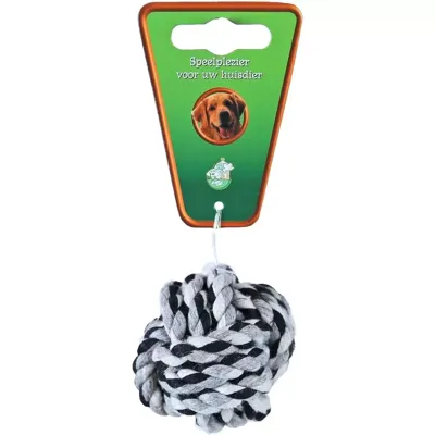 Katoen touwbal 7.5cm Katoen touwbal 7.5cm