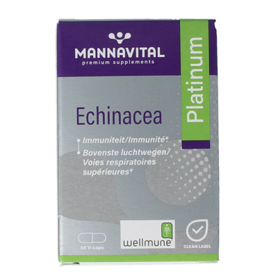 Echinacea platinum 60 Vegetarische capsules Echinacea platinum 60 Vegetarische capsules