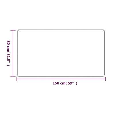 VidaXL Tapijtloper 80x150 cm sisal-look zandkleurig