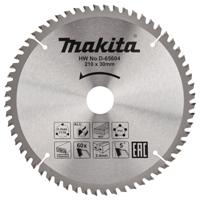 Makita Accessoires D-65604 Afkortzaagblad | div. materialen | 210x30x2,4 | 60T | 5g - D-65604 - thumbnail