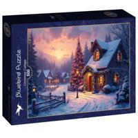 Christmas Cottage Puzzel 500 stukjes - thumbnail