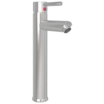 VidaXL Wastafel met kraan en pop-up afvoer gehard glas transparant