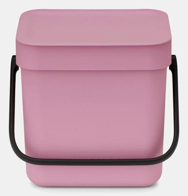 Brabantia Sort & Go afvalemmer 3 liter Lilac Pink