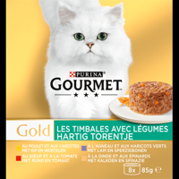 Purina Gourmet Gold - Hartig Torentje 8-pack 8x85g - thumbnail