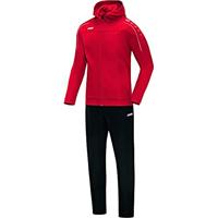 JAKO M9650K Vrijetijdspak Met Kap Classico Kids - Rood - 152 - thumbnail