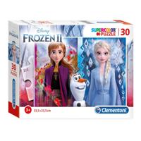 Clementoni legpuzzel super color frozen ii, 30st. - thumbnail