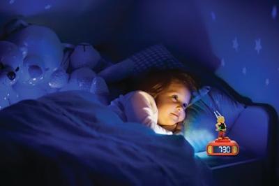 Sveglia digitale con luce notturna LEXIBOOK - Asterix - Luce e suono 3D - Per bambini