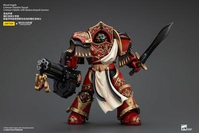 Warhammer The Horus Heresy Action Figure 1/18 Blood Angels Crimson Paladins Squad Crimson Paladin with Iliastus Assault Cannon 14 cm