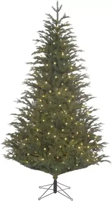 Black Box Trees frasier - kunstkerstboom met verlichting 124x185 cm groen