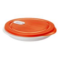 Rotho micro clever magnetronbord 1.2l 26x4.8 cm papaya rood/wit - thumbnail