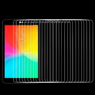 100 stuks voor LG G Tablet 7.0 / V400 0.4mm 9 H + oppervlaktehardheid 2.5D explosieveilige getemperd glas Film